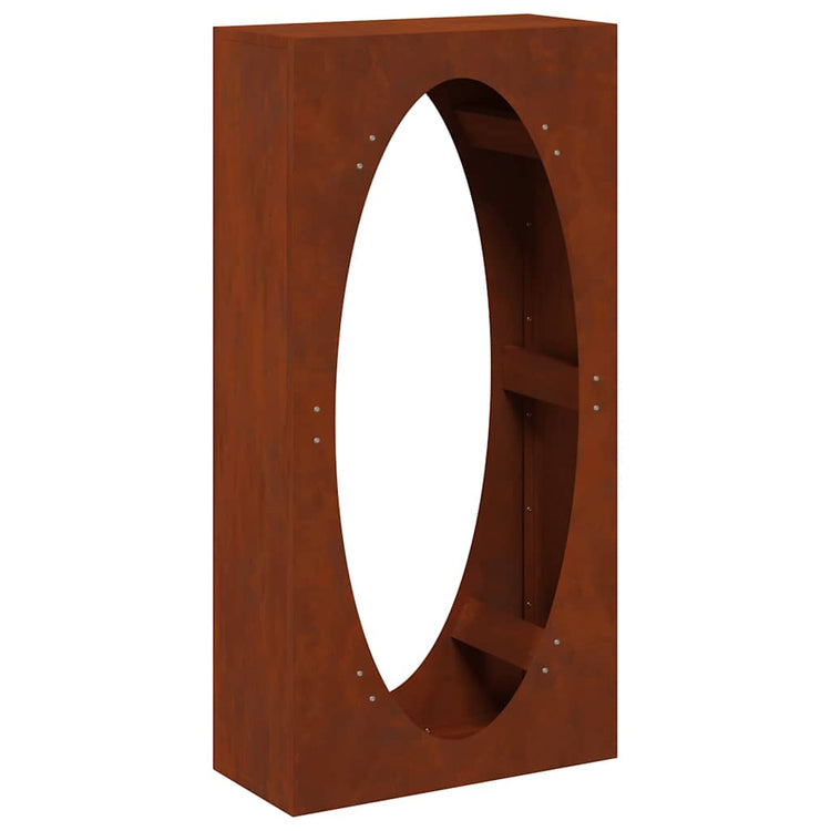 Vidaxx support à bois de chauffage 50x23x100 cm en acier résistant aux intempéries