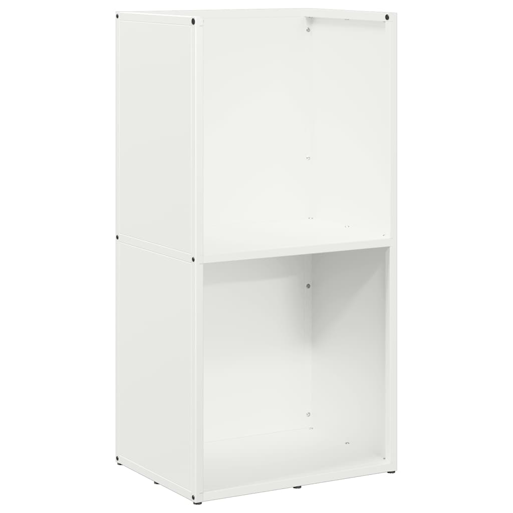 Vidaxx support à bois de chauffage 40x30x80 cm acier laminé à froid blanc