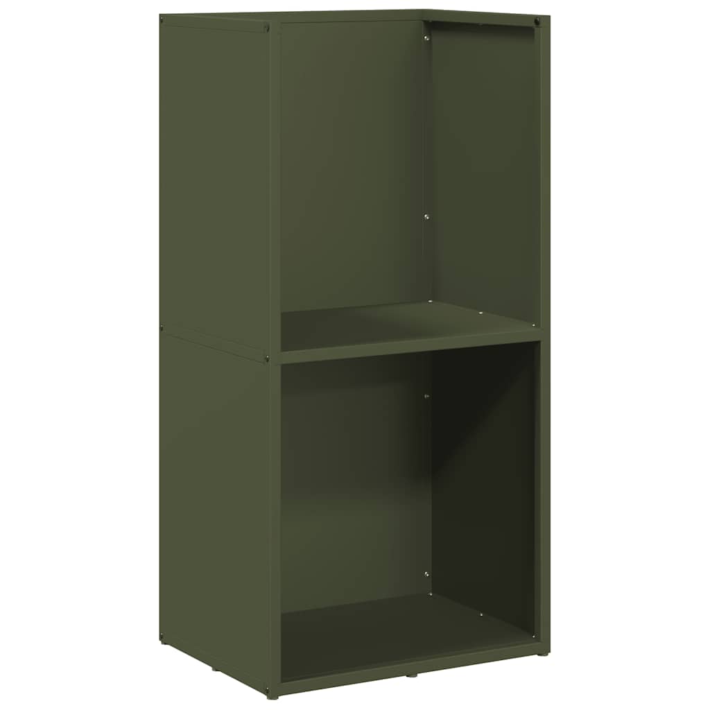 Vidaxx support à bois de chauffage 40x30x80 cm acier laminé à froid vert olive