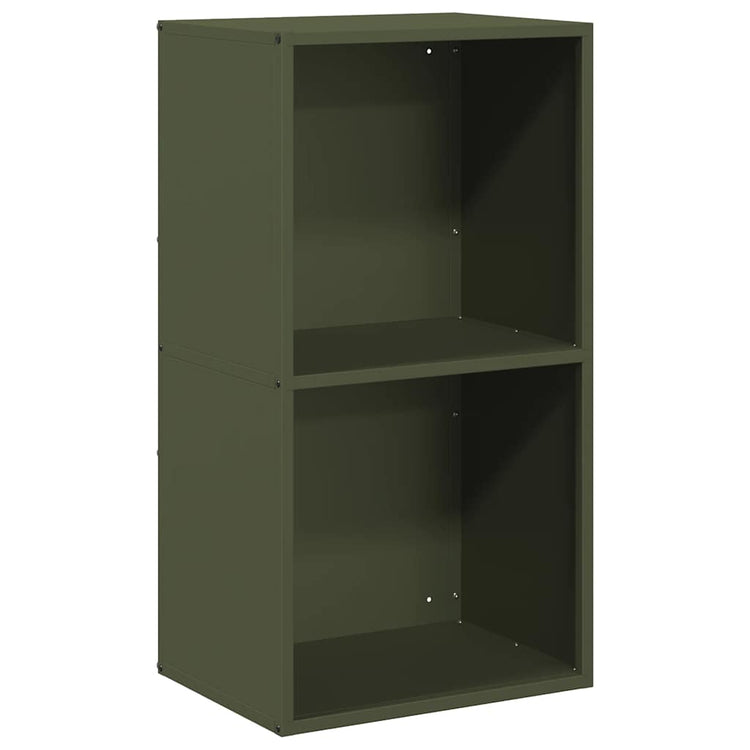 Vidaxx support à bois de chauffage 40x30x75 cm acier laminé à froid vert olive