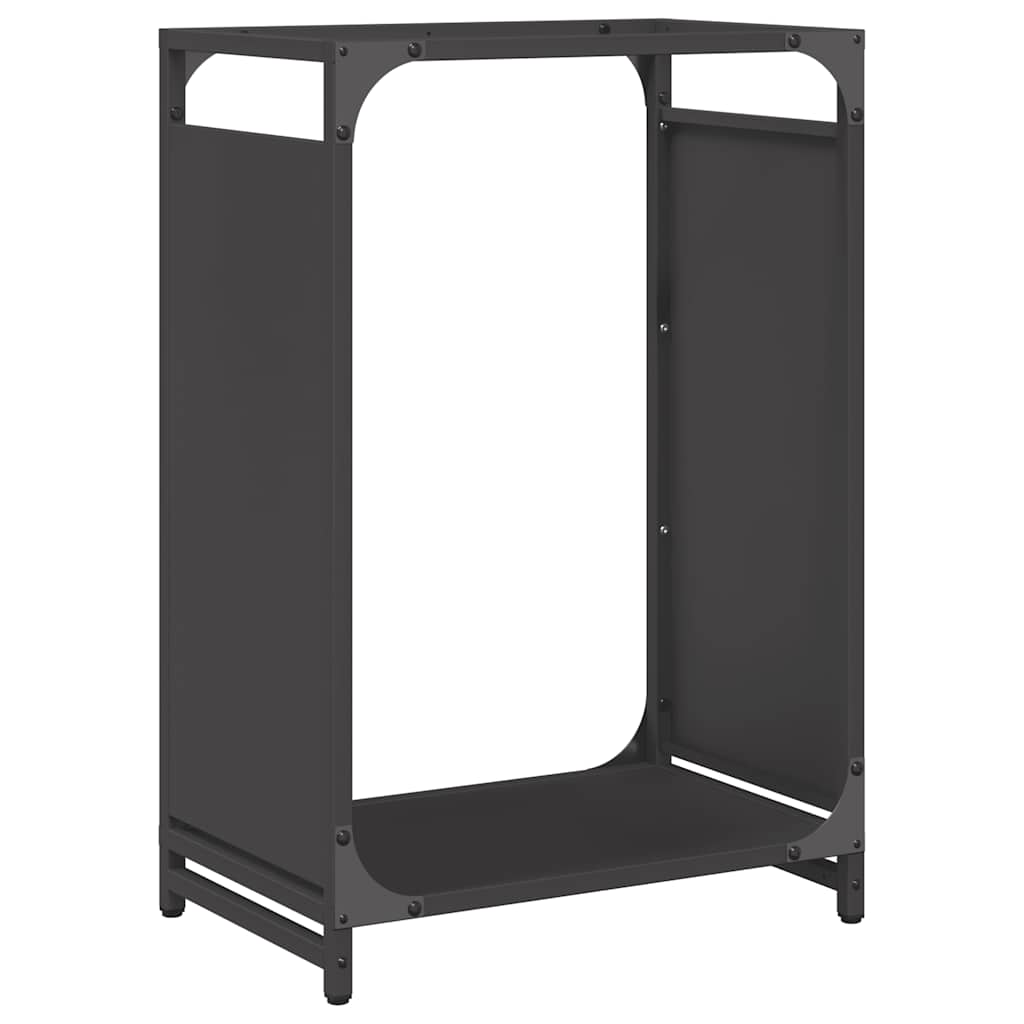 Vidaxx support à bois de chauffage 44x28x65 cm acier laminé à froid noir