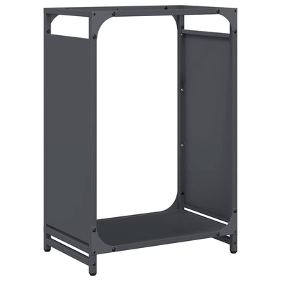 VidaXL support à bois de chauffage 44x28x65 cm acier laminé à froid, anthracite