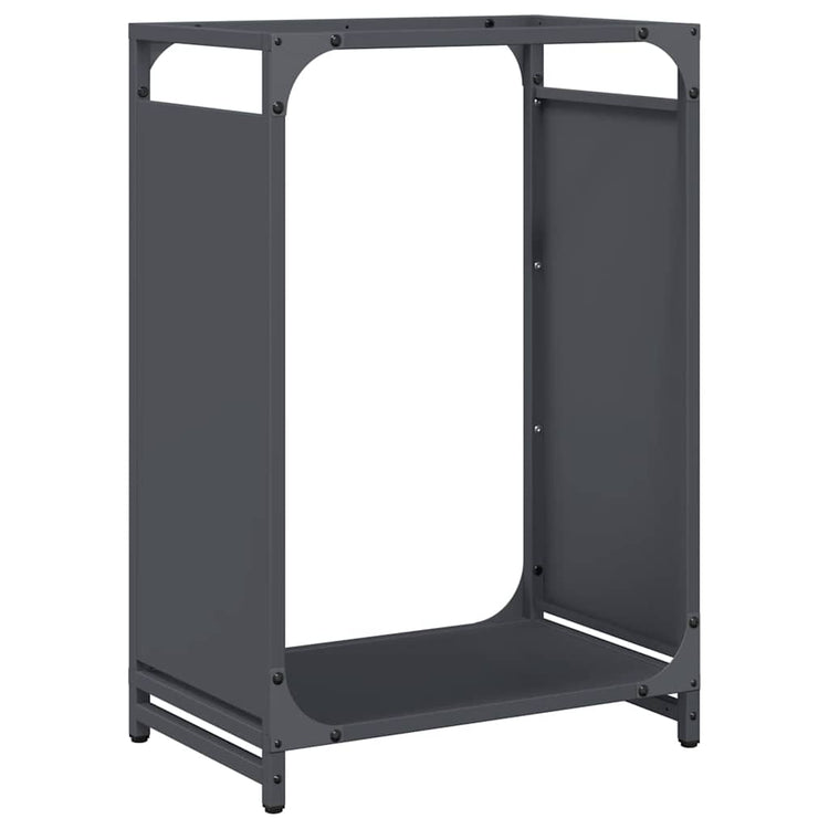 VidaXL support à bois de chauffage 44x28x65 cm acier laminé à froid, anthracite