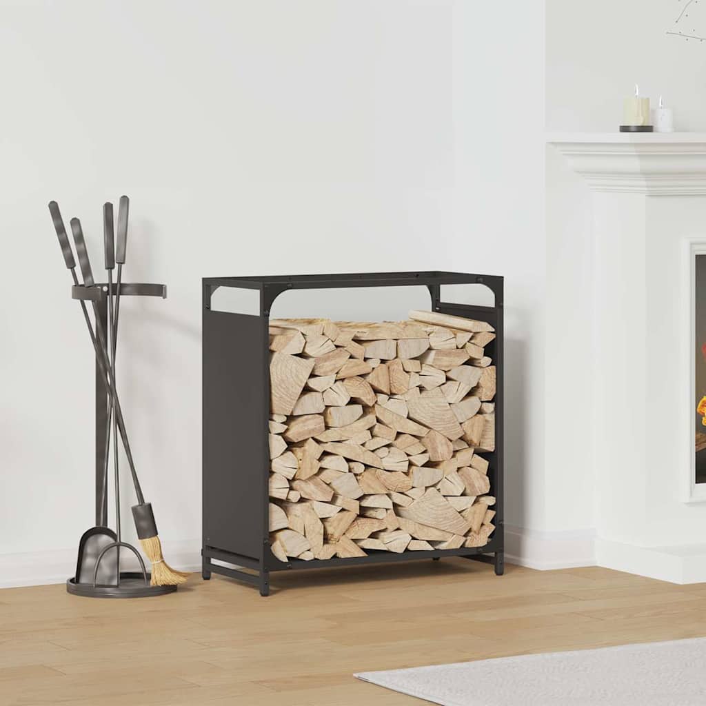 Vidaxx support à bois de chauffage 60x28x65 cm acier laminé à froid noir