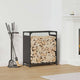 Vidaxx support à bois de chauffage 60x28x65 cm acier laminé à froid noir