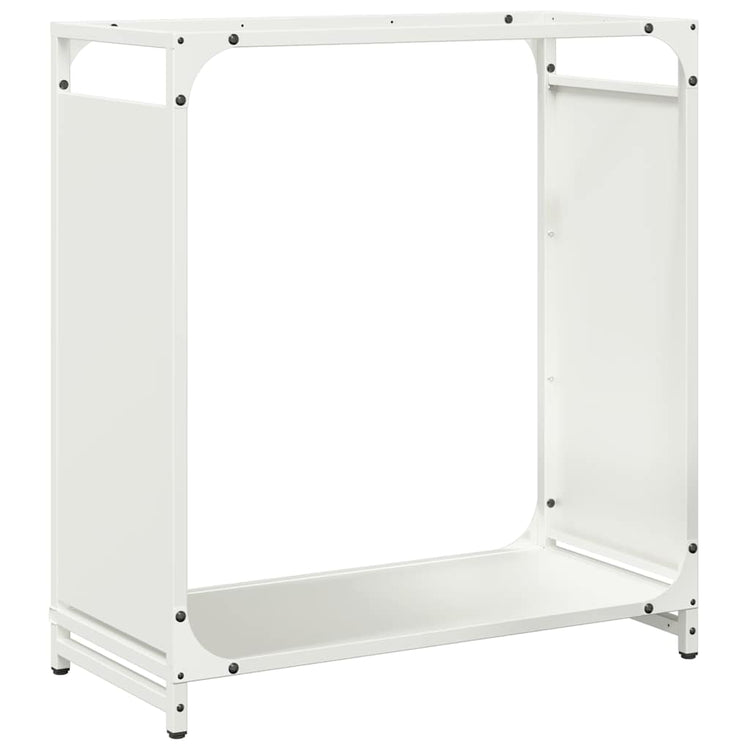 Vidaxx support à bois de chauffage 60x28x65 cm acier laminé à froid blanc
