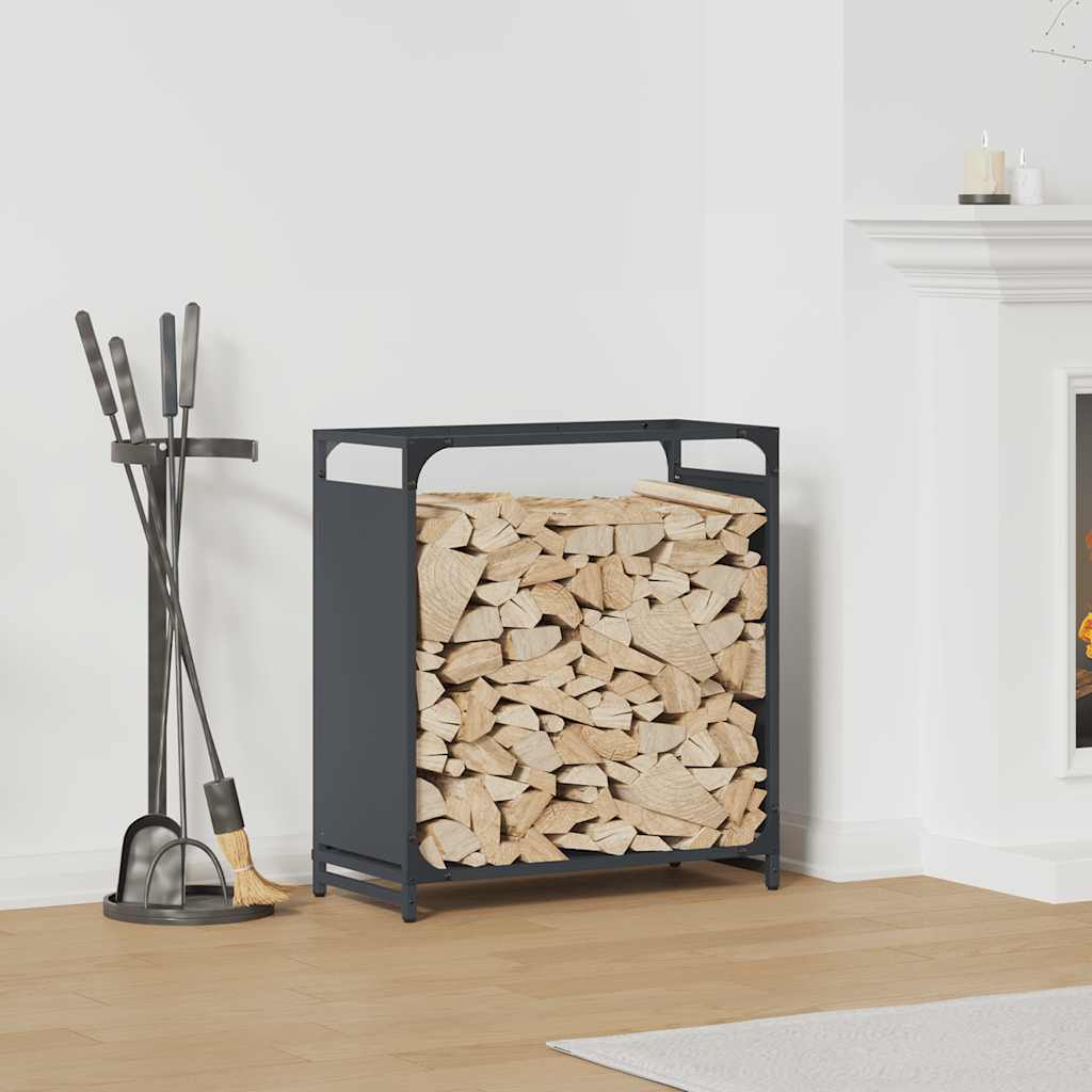 Vidaxx support à bois de chauffage 60x28x65 cm acier laminé à froid anthracite