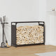 Vidaxx support à bois de chauffage 90x28x65 cm acier laminé à froid noir