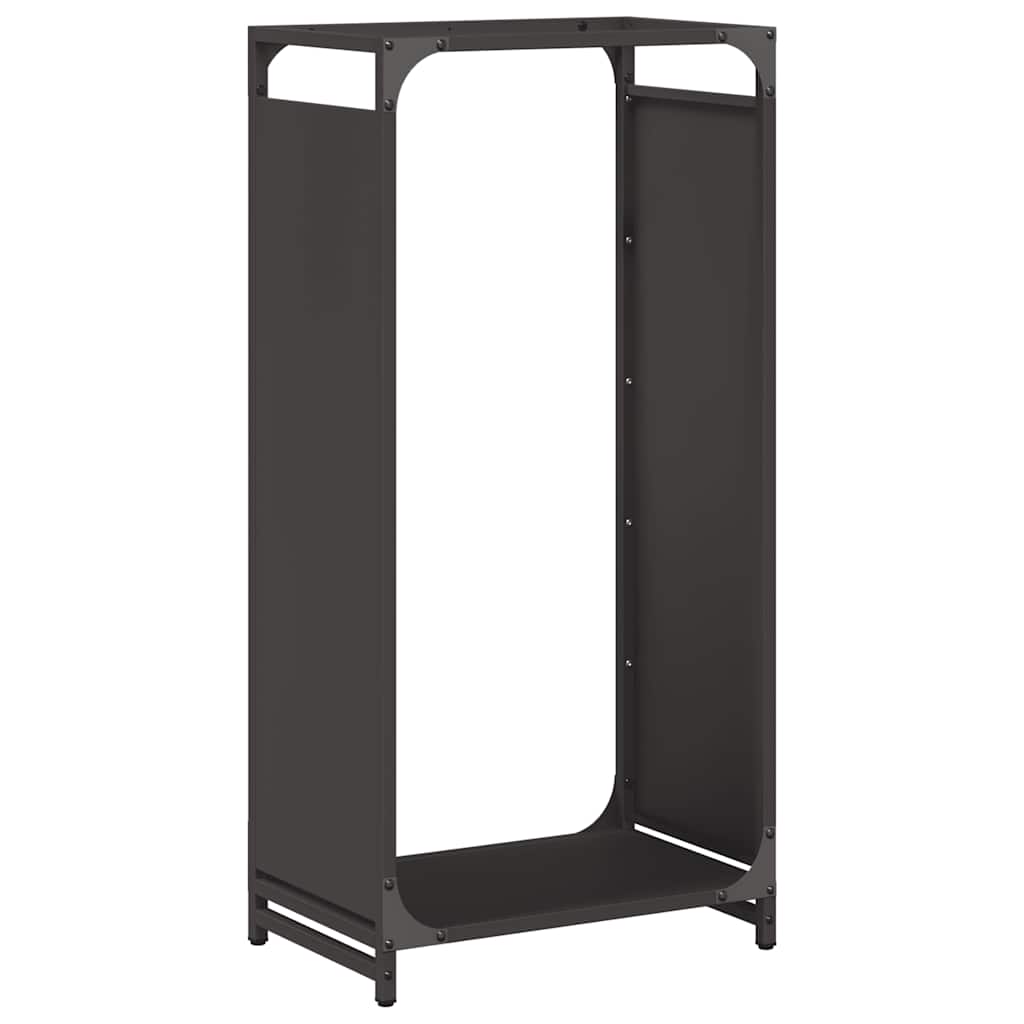 Vidaxx support à bois de chauffage 44x28x90 cm acier laminé à froid noir