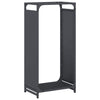 VidaXL support à bois de chauffage 44x28x90 cm acier laminé à froid, anthracite