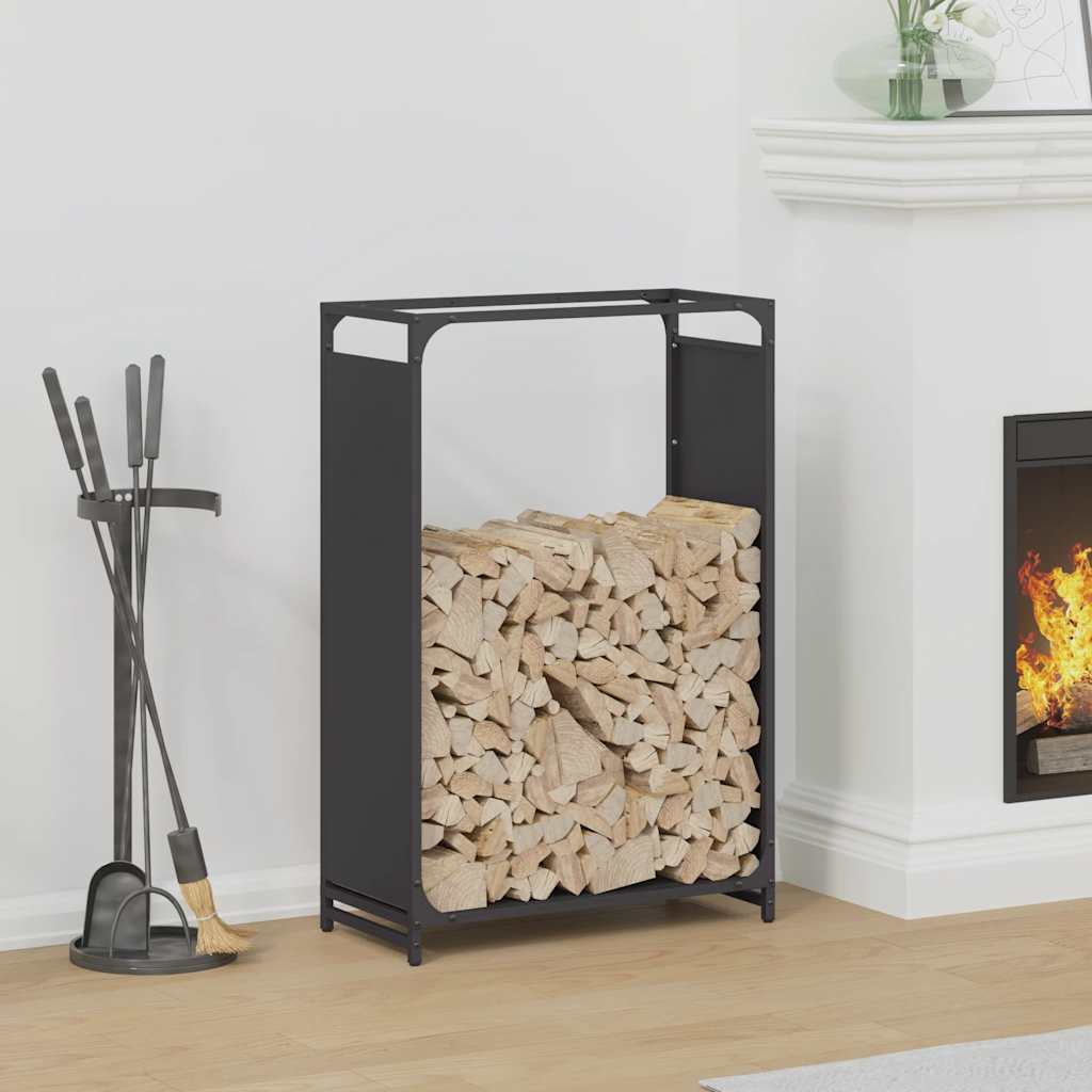 Vidaxx support à bois de chauffage 60x28x90 cm acier laminé à froid noir