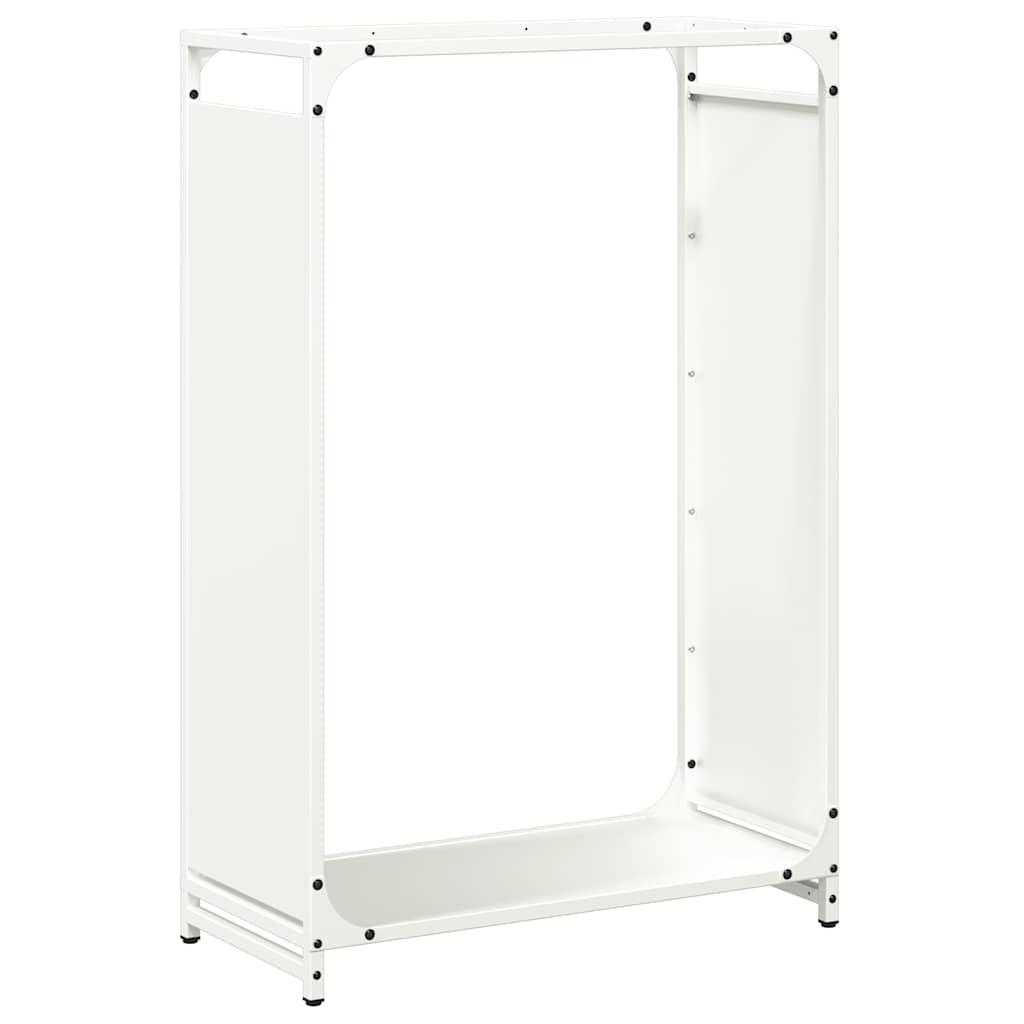 Vidaxx support à bois de chauffage 60x28x90 cm acier laminé à froid blanc