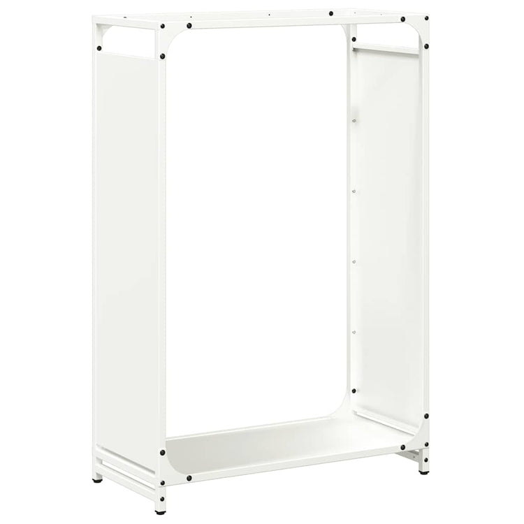 Vidaxx support à bois de chauffage 60x28x90 cm acier laminé à froid blanc