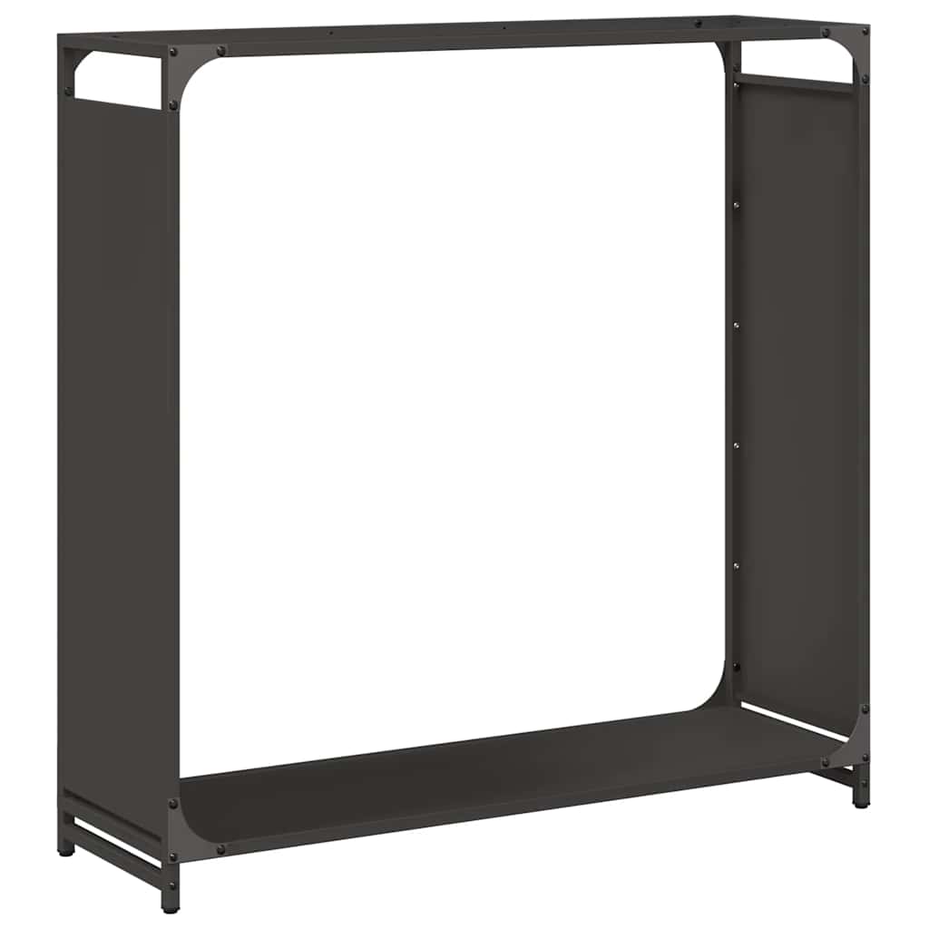 Vidaxx support à bois de chauffage 90x28x90 cm acier laminé à froid noir