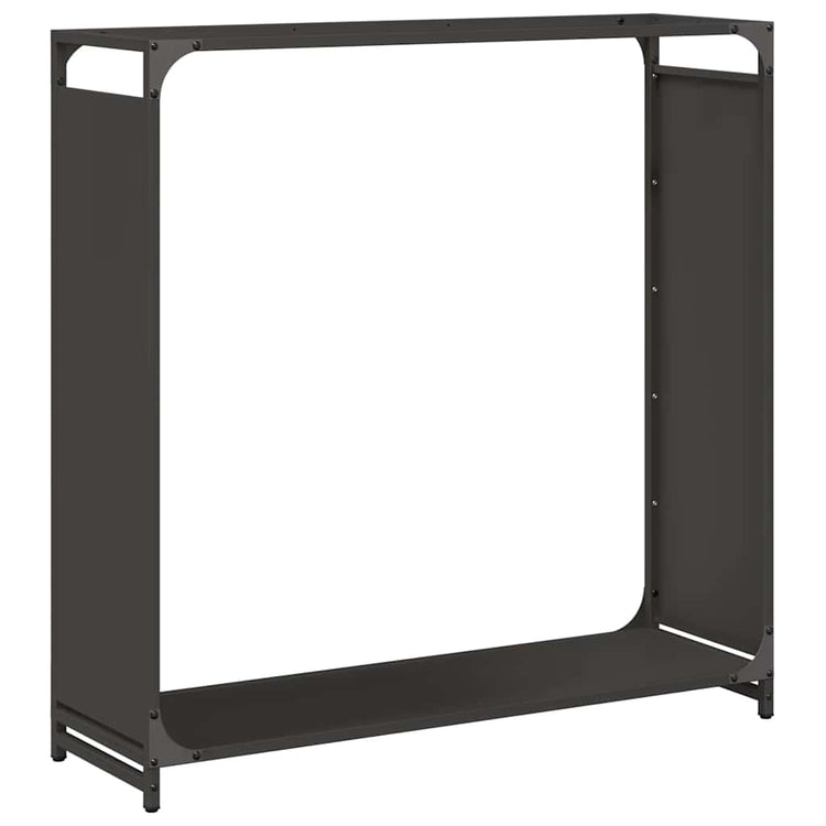 Vidaxx support à bois de chauffage 90x28x90 cm acier laminé à froid noir
