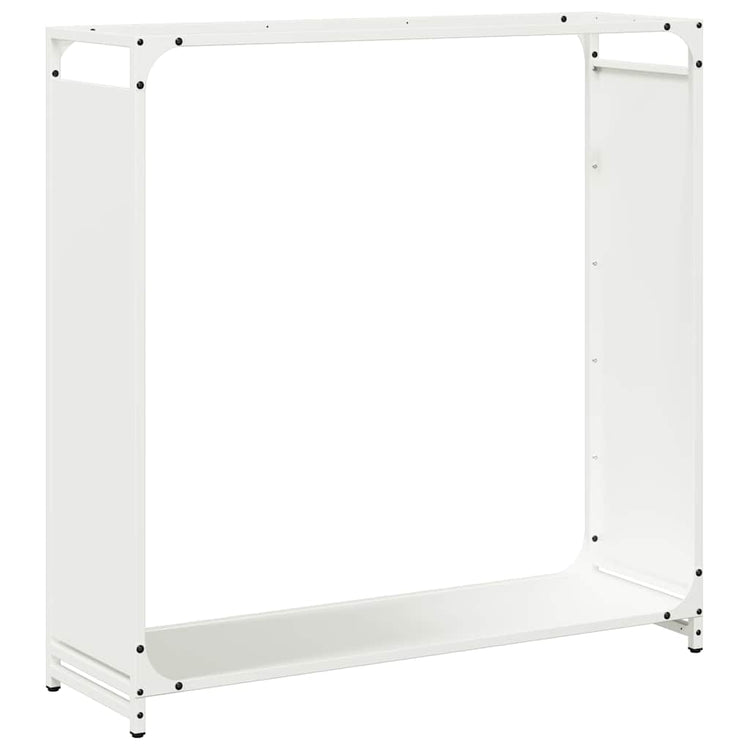Vidaxx support à bois de chauffage 90x28x90 cm acier laminé à froid blanc