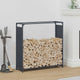 Vidaxx support à bois de chauffage 90x28x90 cm acier laminé à froid anthracite