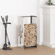 Vidaxx support à bois de chauffage 40x30x80 cm en acier inoxydable