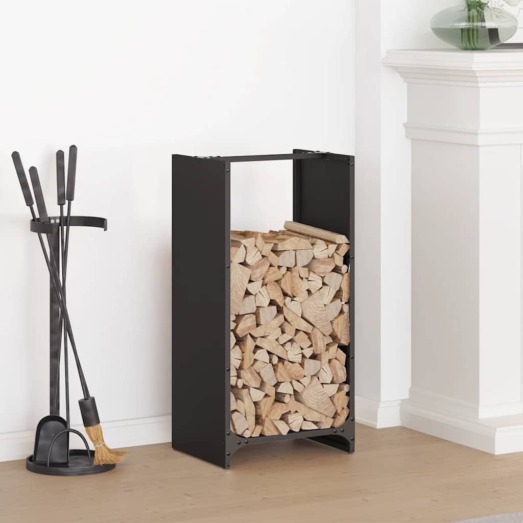 Vidaxx support à bois de chauffage 40x30x80 cm acier laminé à froid noir