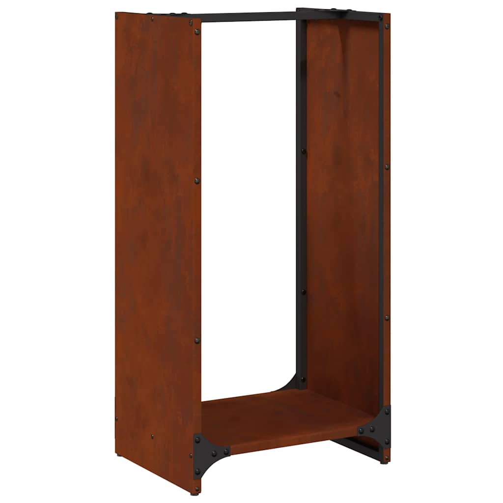 Vidaxx support à bois de chauffage 40x30x80 cm en acier résistant aux intempéries
