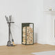 Vidaxx support à bois de chauffage 25x25x60 cm acier laminé à froid vert olive