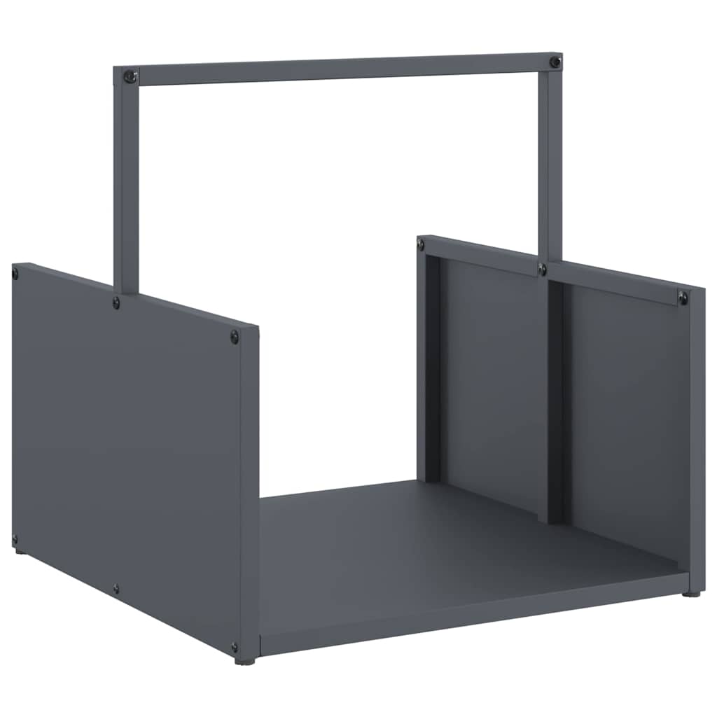 Vidaxx support à bois de chauffage 40x40x40 cm acier laminé à froid anthracite