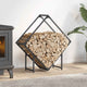 Vidaxx support à bois de chauffage 80x25x80 cm acier laminé à froid anthracite