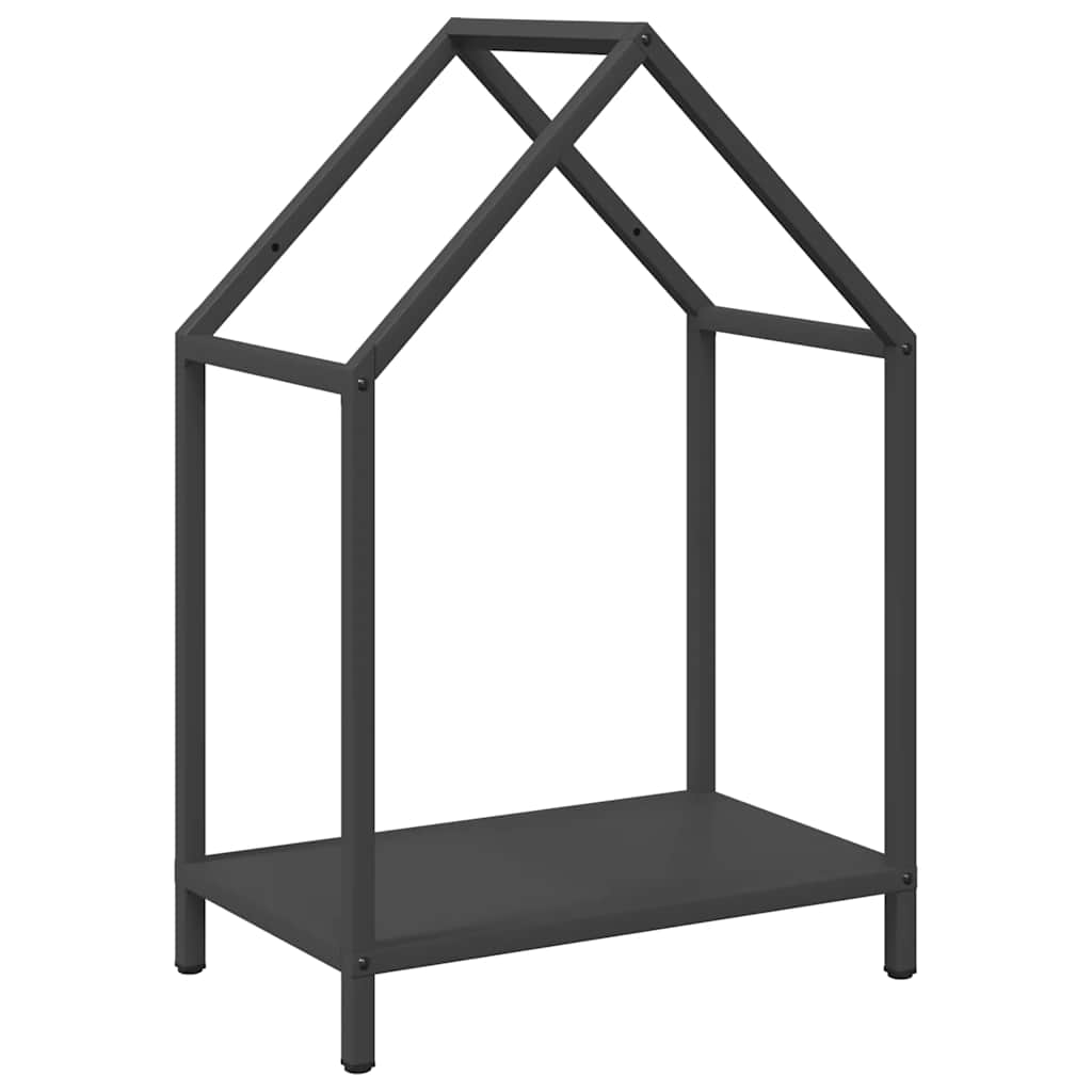 Vidaxx support à bois de chauffage 40x25x60 cm acier laminé à froid noir