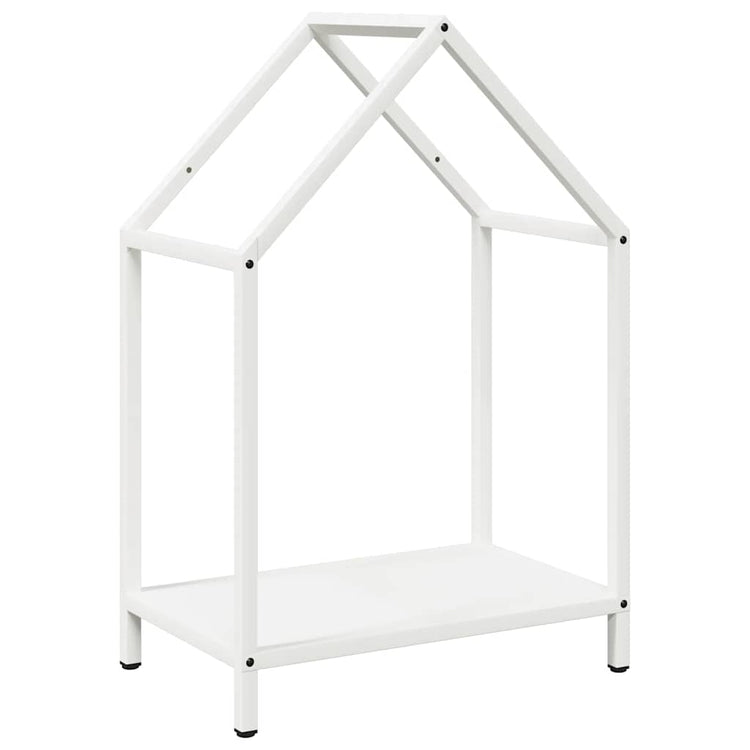 Vidaxx support à bois de chauffage 40x25x60 cm acier laminé à froid blanc