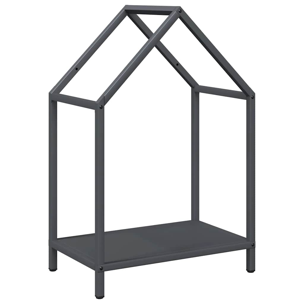 Vidaxx support à bois de chauffage 40x25x60 cm acier laminé à froid anthracite