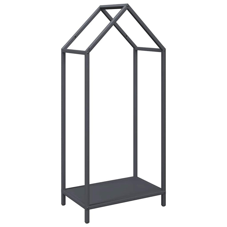 VidaXL support à bois de chauffage 40x25x90 cm acier laminé à froid, anthracite