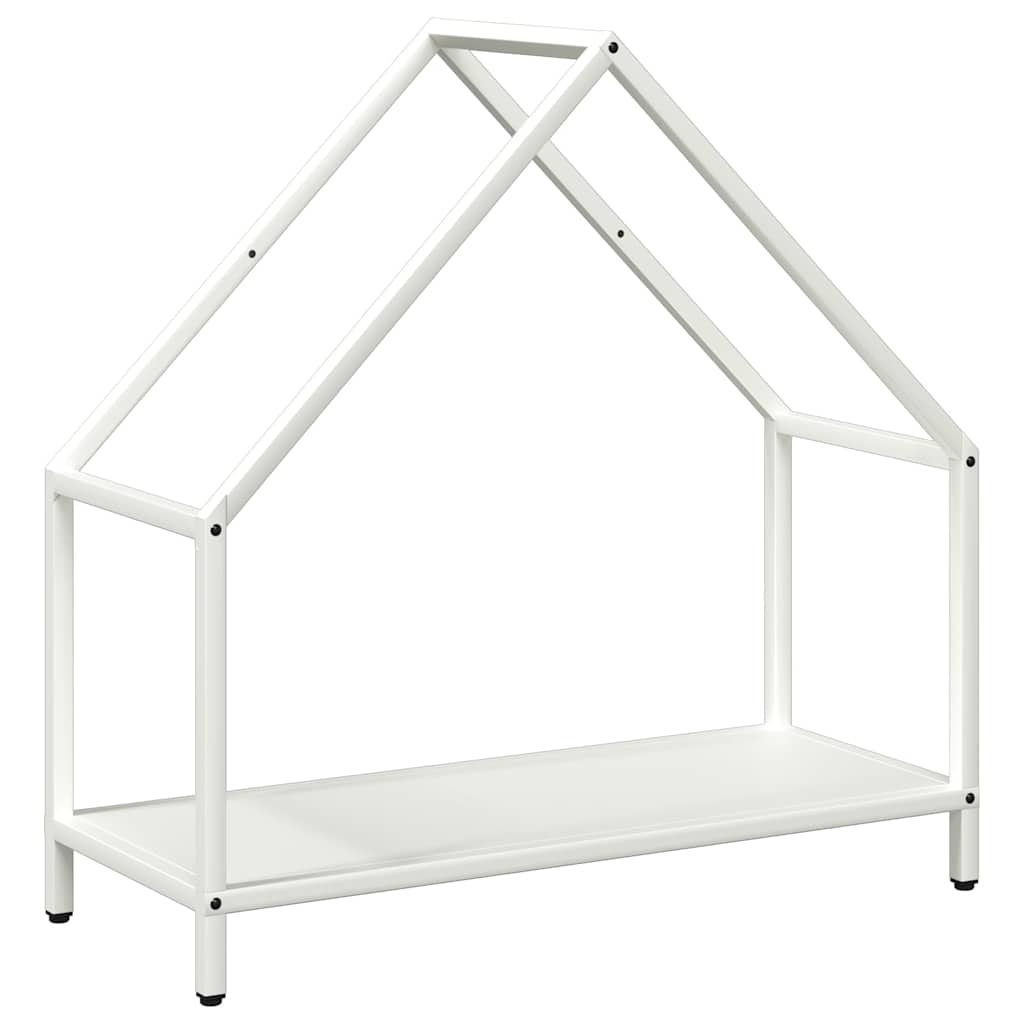 Vidaxx support à bois de chauffage 60x25x60 cm acier laminé à froid blanc