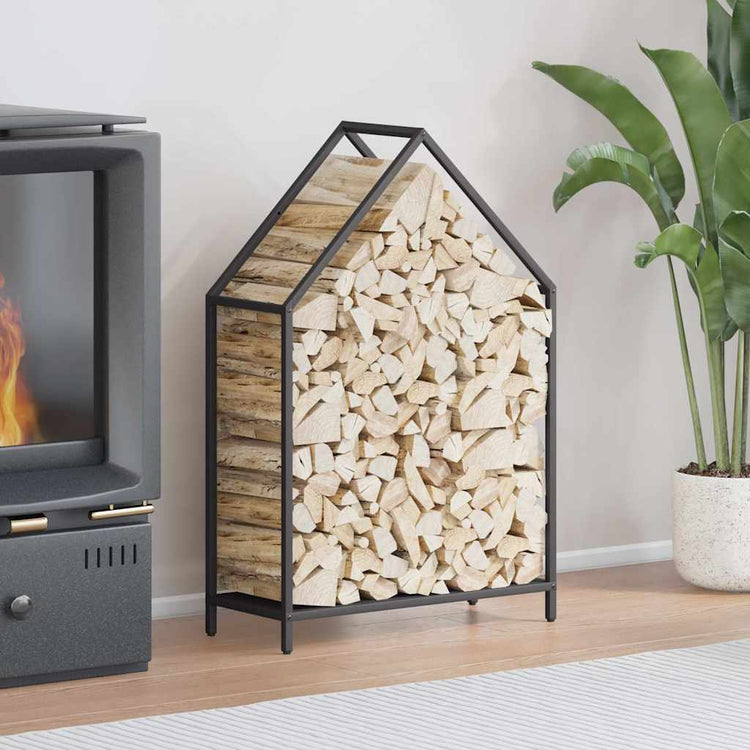 Vidaxx support à bois de chauffage 60x25x90 cm acier laminé à froid noir
