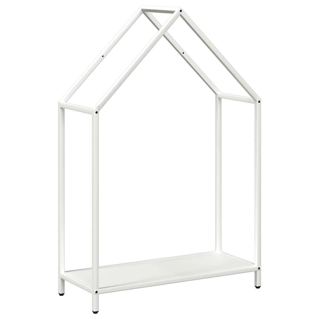 Vidaxx support à bois de chauffage 60x25x90 cm acier laminé à froid blanc
