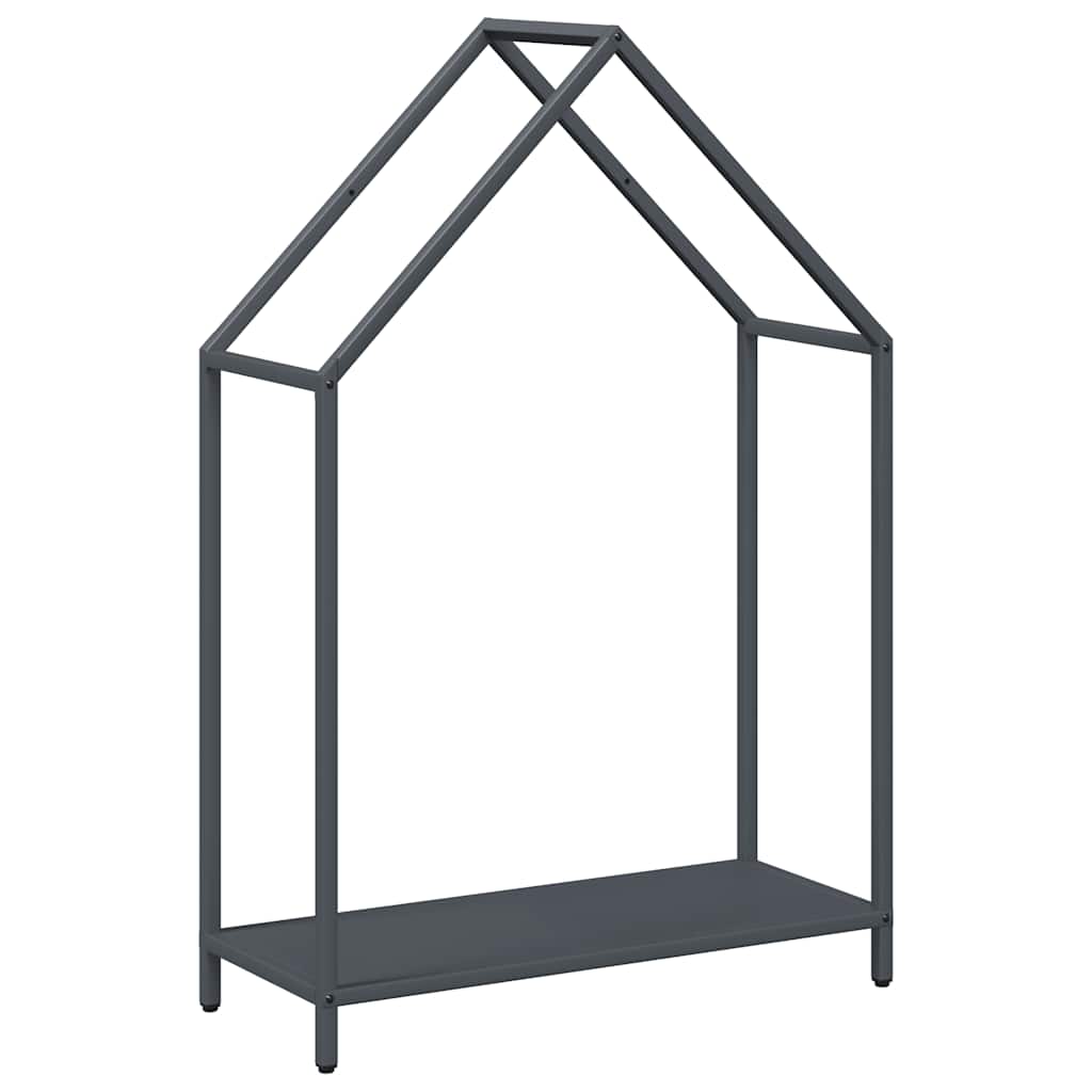VidaXL support à bois de chauffage 60x25x90 cm acier laminé à froid anthracite