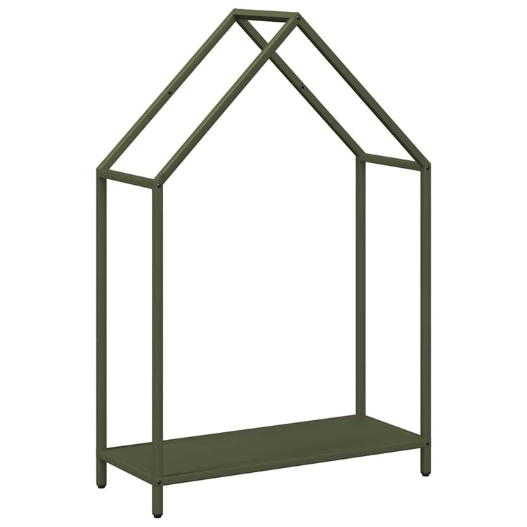 Vidaxx support à bois de chauffage 60x25x90 cm acier laminé à froid vert olive