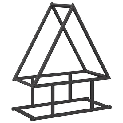 Vidaxx support à bois de chauffage 50x25x60 cm acier laminé à froid noir