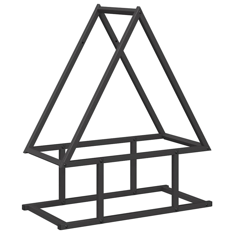 Vidaxx support à bois de chauffage 50x25x60 cm acier laminé à froid noir