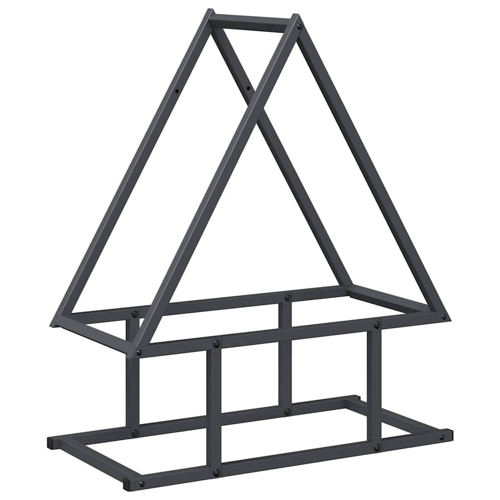 Vidaxx support à bois de chauffage 50x25x60 cm acier laminé à froid anthracite