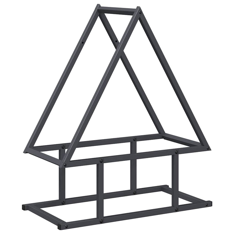 Vidaxx support à bois de chauffage 50x25x60 cm acier laminé à froid anthracite