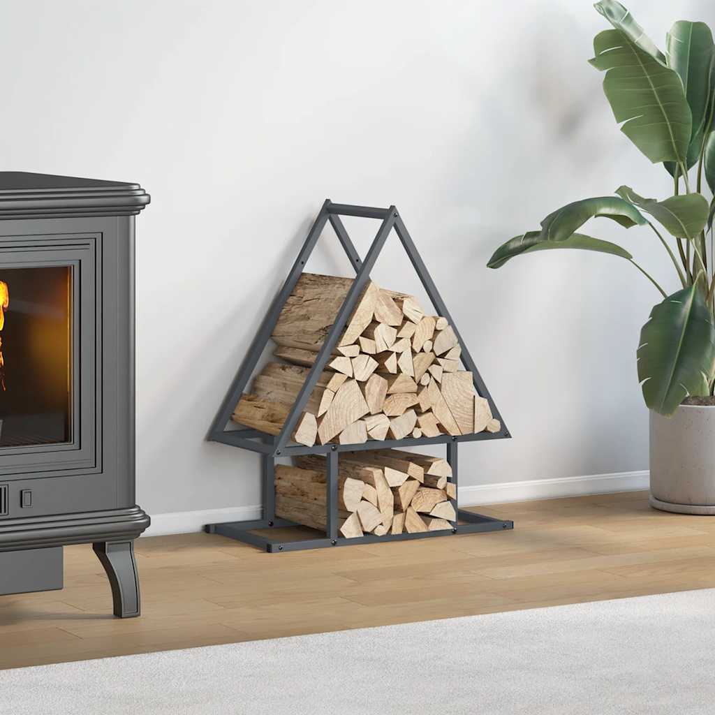 Vidaxx support à bois de chauffage 50x25x60 cm acier laminé à froid anthracite