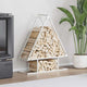Vidaxx support à bois de chauffage 80x25x90 cm acier laminé à froid blanc