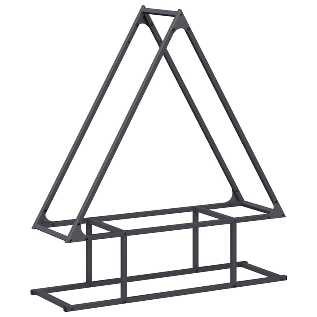 Vidaxx support à bois de chauffage 80x25x90 cm acier laminé à froid anthracite