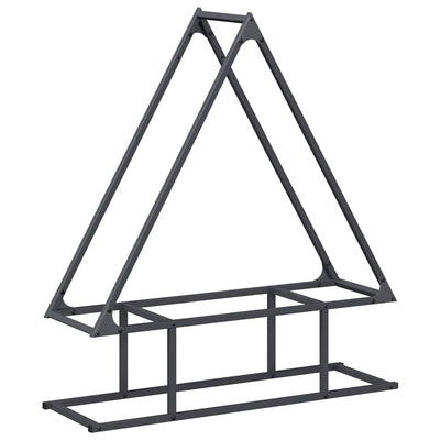 Vidaxx support à bois de chauffage 80x25x90 cm acier laminé à froid anthracite