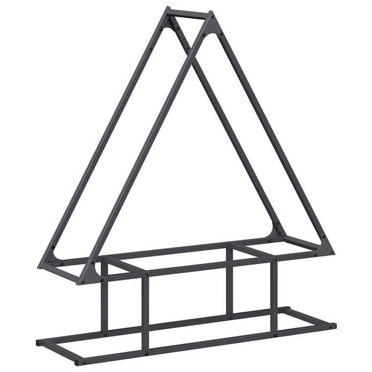 Vidaxx support à bois de chauffage 80x25x90 cm acier laminé à froid anthracite