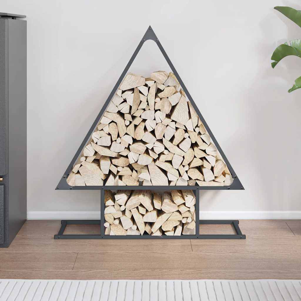 Vidaxx support à bois de chauffage 80x25x90 cm acier laminé à froid anthracite