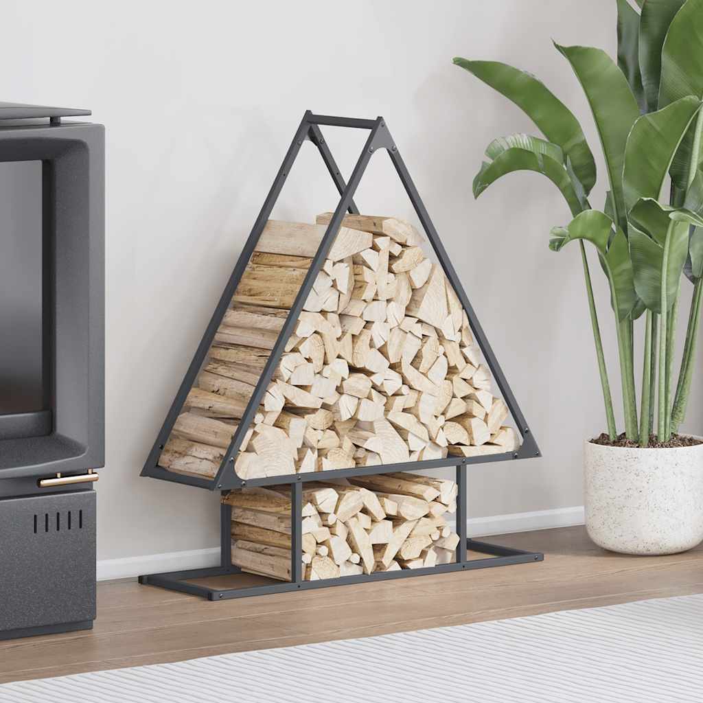 Vidaxx support à bois de chauffage 80x25x90 cm acier laminé à froid anthracite