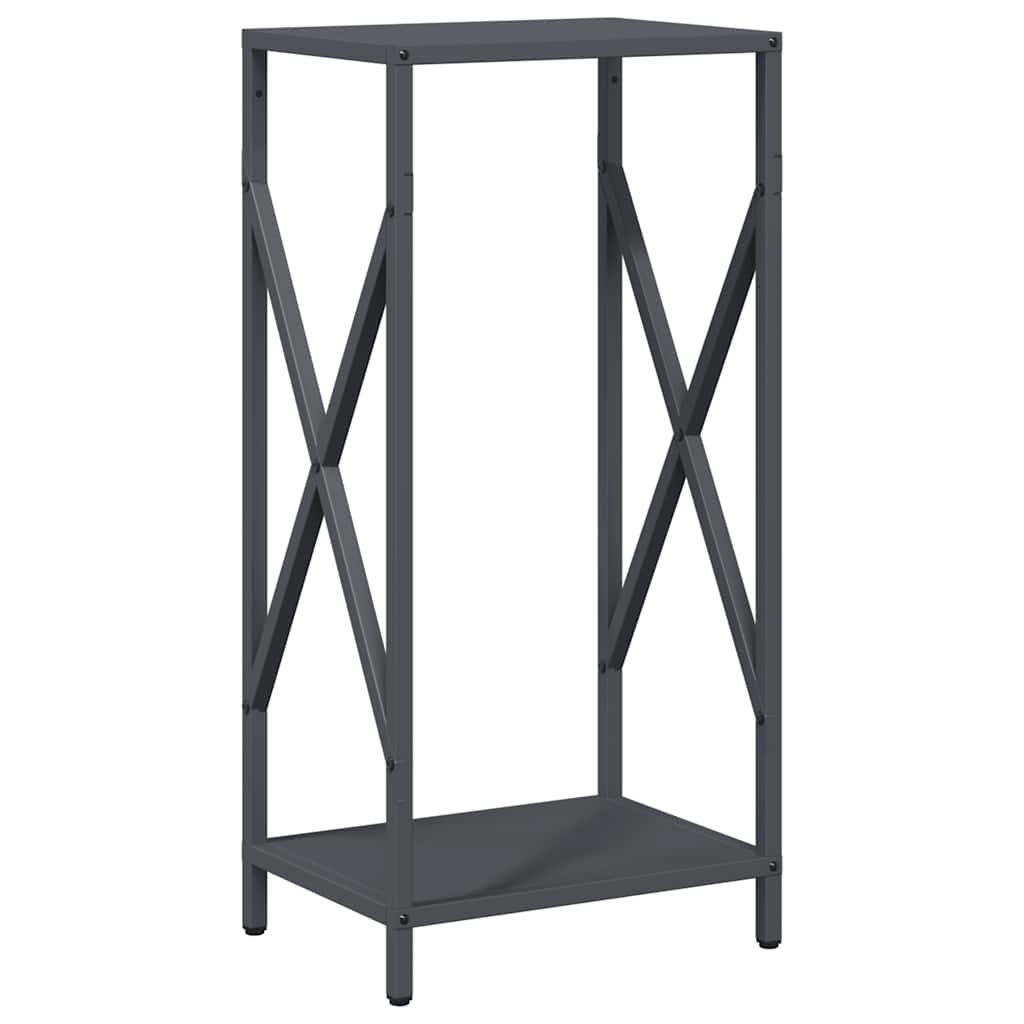VidaXL support à bois de chauffage 34x25x70 cm acier laminé à froid, anthracite