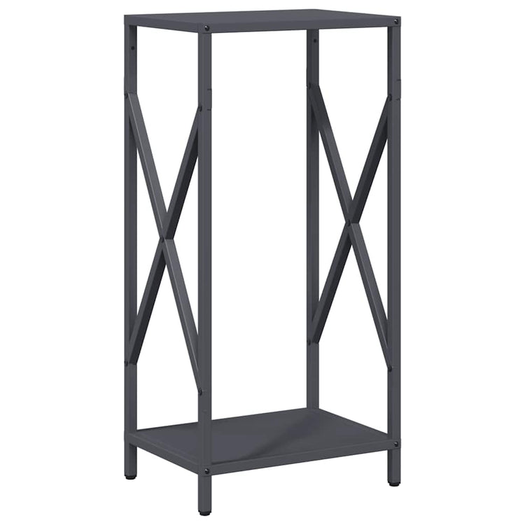 VidaXL support à bois de chauffage 34x25x70 cm acier laminé à froid, anthracite