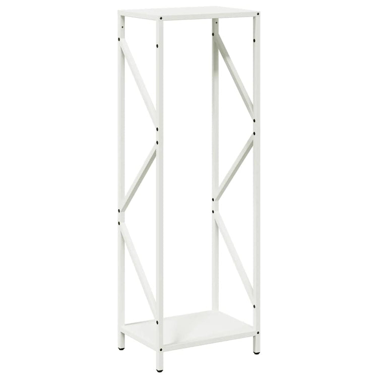 Vidaxx firewood rack 34x25x100 cm cold-rolled steel white